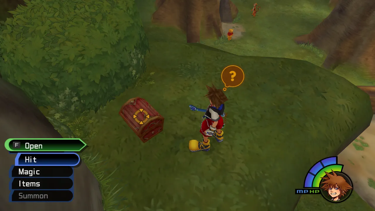 100 Acre Wood Bouncing Spot Left Cliff Chest